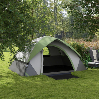 Camping Tent for 2 Person with Sewn-In Groundsheet, 3000Mm Waterproof