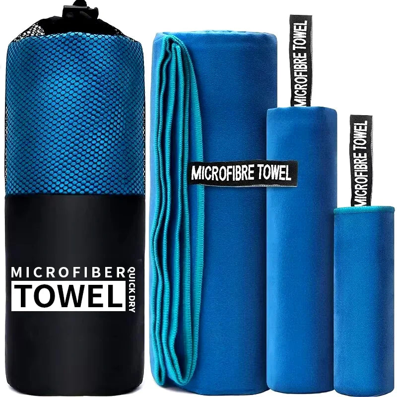 Ultra-Light Quick-Drying Sports Towel - 40x80 cm - Perfect for Swimming, Gym, Fitness, Camping, Running, and Beach Adventures - Choose from Blue, Grey, Green, or Orange!