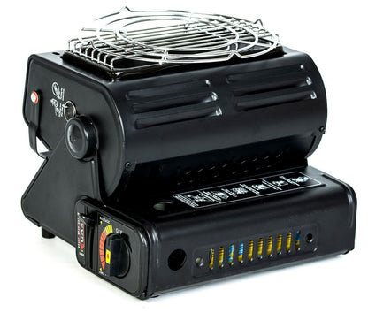 Portable Butane Gas Heater Stove Safe Grill Carry Handle Outdoor Camping 1.3KV