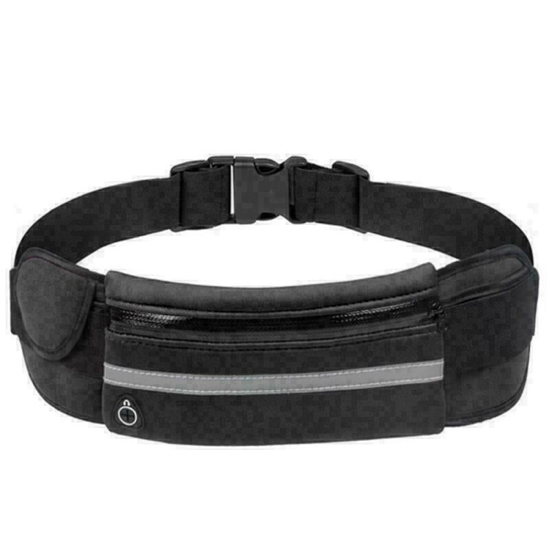 Zipped Sports Running Jogging Waist Travel Bum Bag Phone Keys Mobile Money Belt