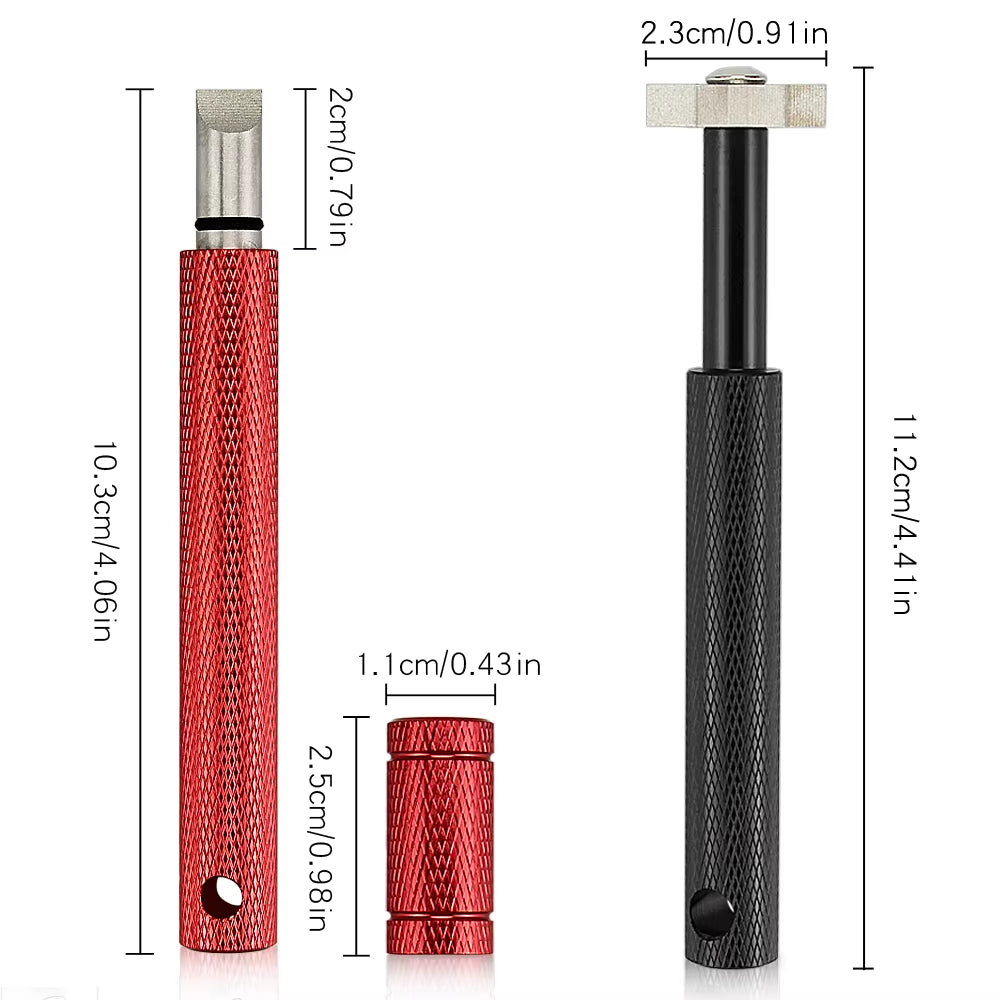 Golf Club Brush and Sharpener Set - 2-Piece Grooving Tool and Cleaner Kit for Putter and Wedge Accessories
