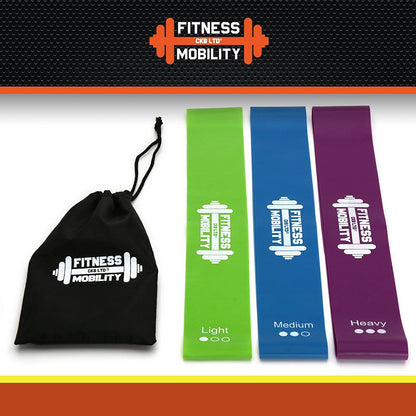 Transform Your Workout with 3X Resistance Loop Bands for Home Gym, Yoga, and Pilates - Perfect for Glutes, Legs, and More!